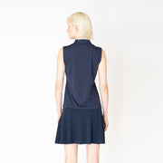 [Women's] Zip No Sleeve Navy