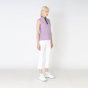 [Women's] Zip No Sleeve Purple