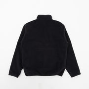 Reversible half zip fleece black