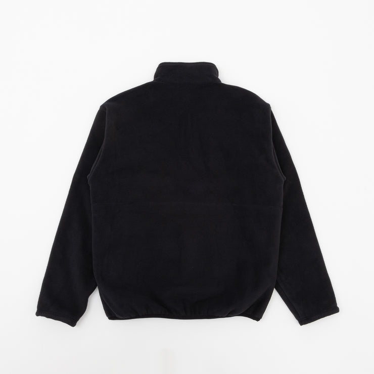 Reversible half zip fleece black