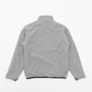 Reversible half zip fleece gray