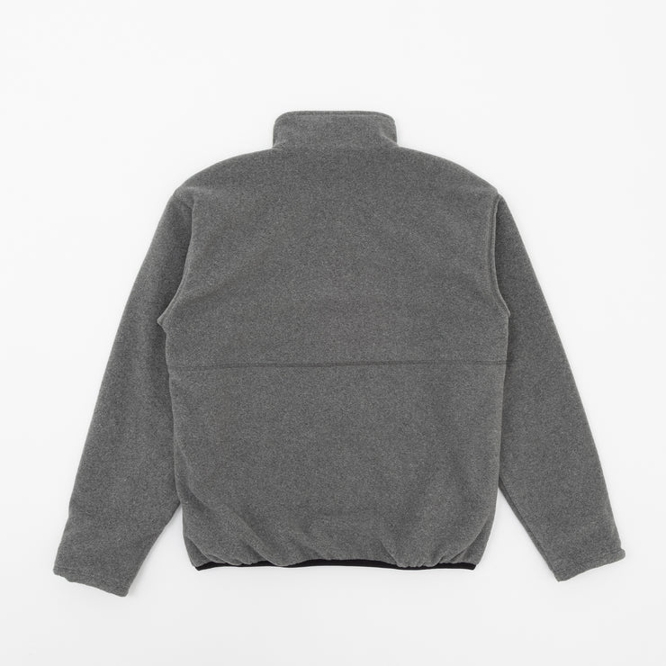 Reversible half zip fleece gray