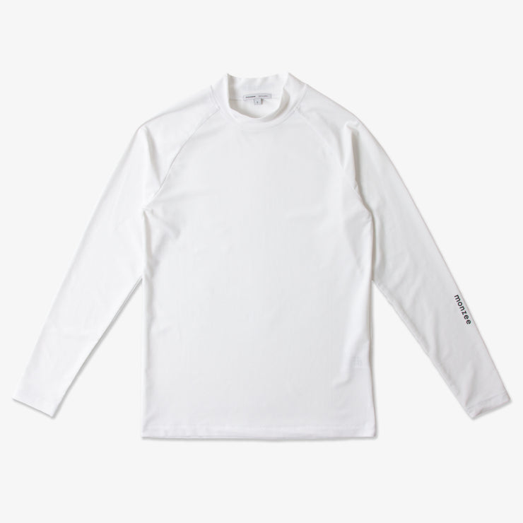 Tight fit mock neck - White