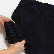 [Women's] Water-repellent 2-way stretch skirt - Navy