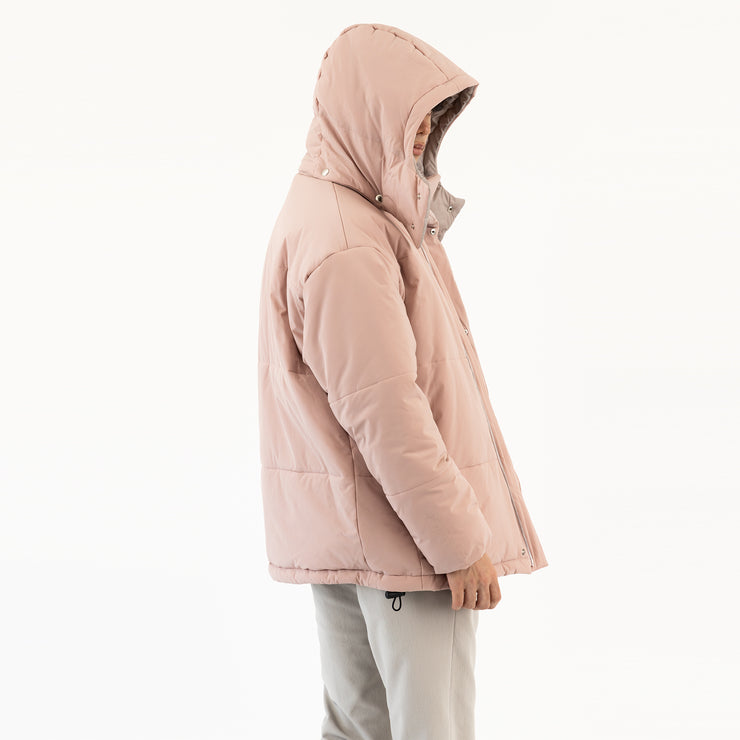 Hooded Paddy Coat Pink